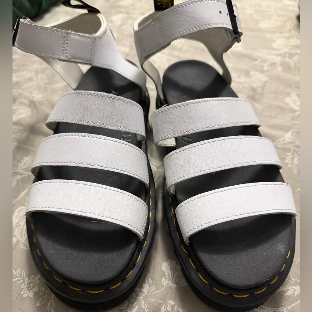 Doc Marten White Blaire Sandals